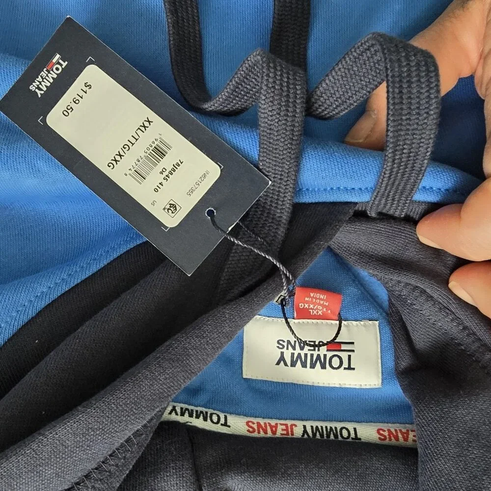 Tommy Hilfiger Men's TJ Archive Relaxed Hoodie Sweatshirt Outerwear Size XXL NWT - Picture 8 of 9